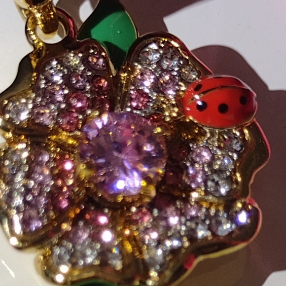 Juicy Couture Crystal Studded 🌸🐞 Ladybug 🐞 Never Removed from Original 🎁 NWT - Picture 6 of 9